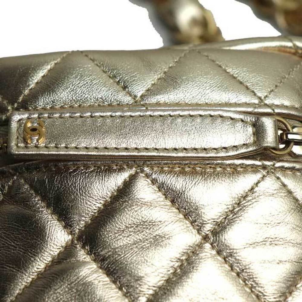 CHANEL Gold Clutch Bag - Picture 6 of 7